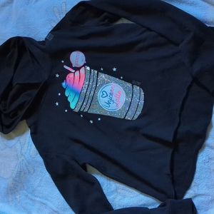 Girls Justice Cropped Hoodie